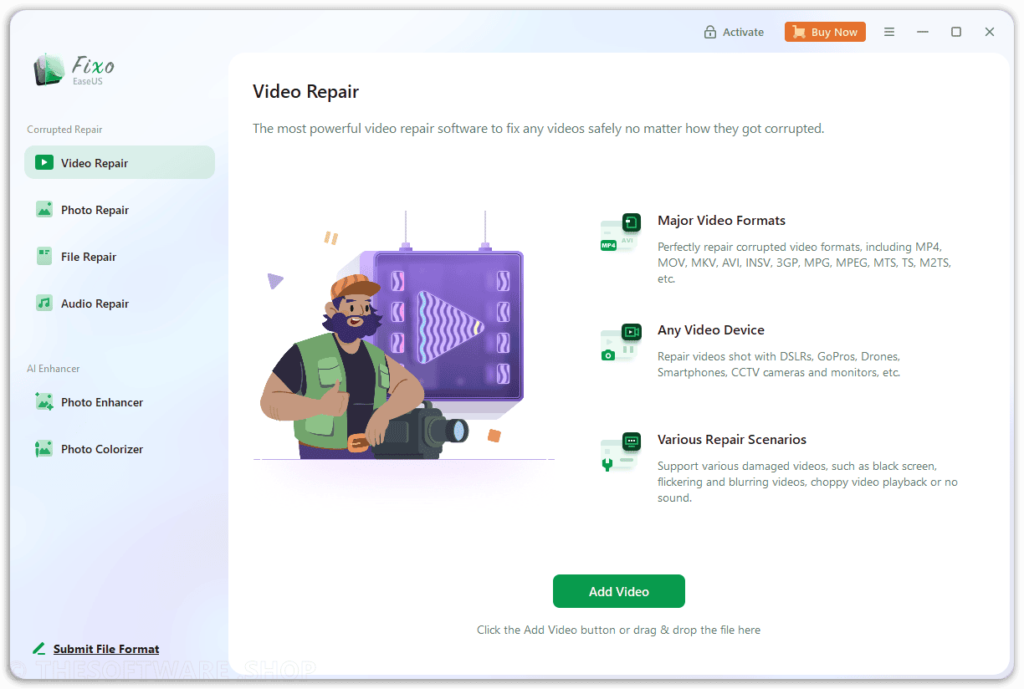 EaseUS Fixo Pro - Video Repair