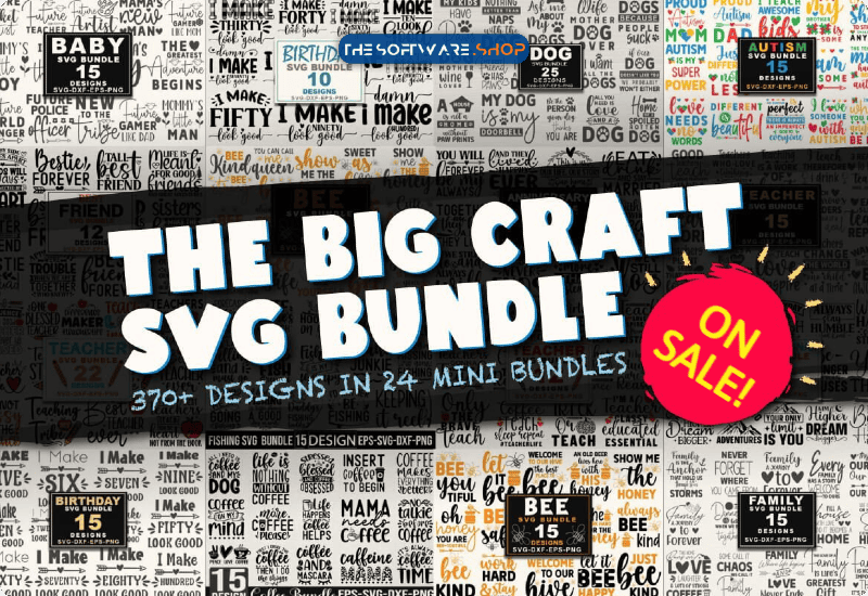 Big Craft SVG Bundle Sale Download