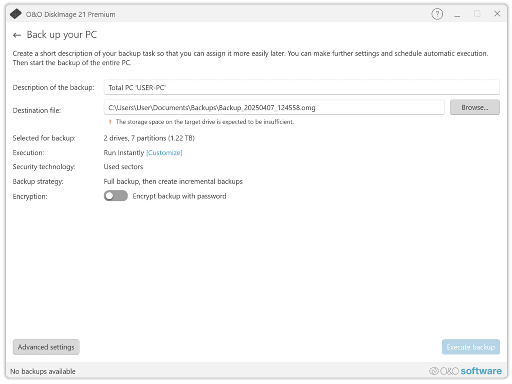 Back Up Your PC