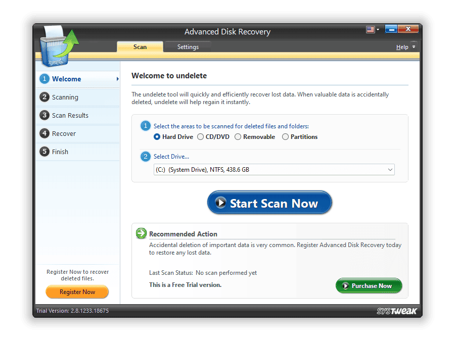 Systweak Advanced Disk Recovery Review Download