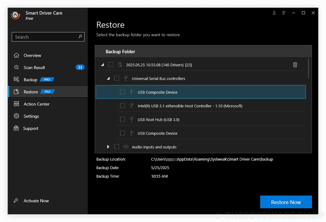 Driver Care - Restore