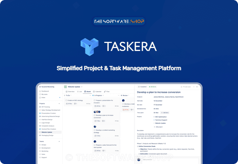 Taskera Lifetime Deal
