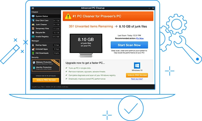 Advanced PC Cleanup Screenshot