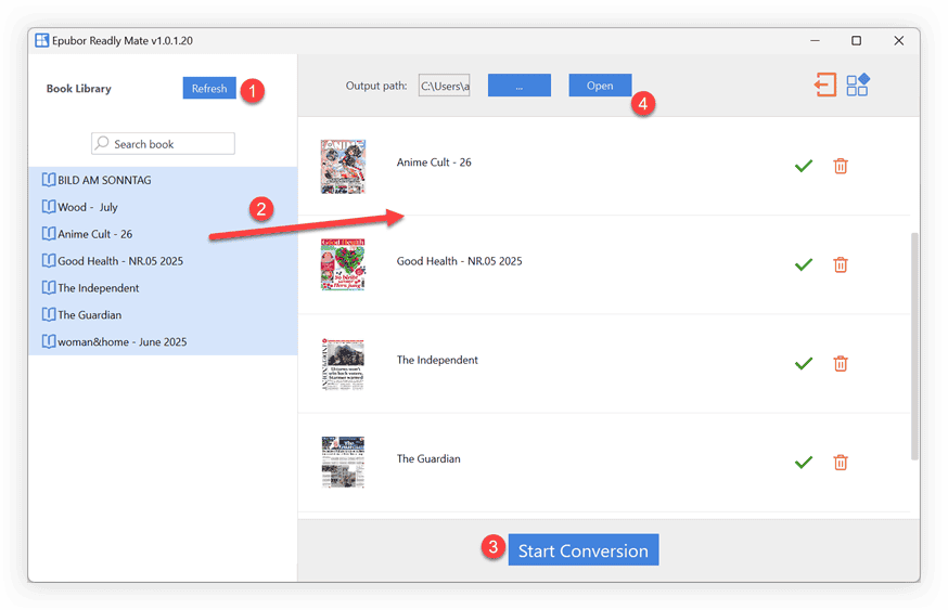 Epubor Readly Mate Screenshot
