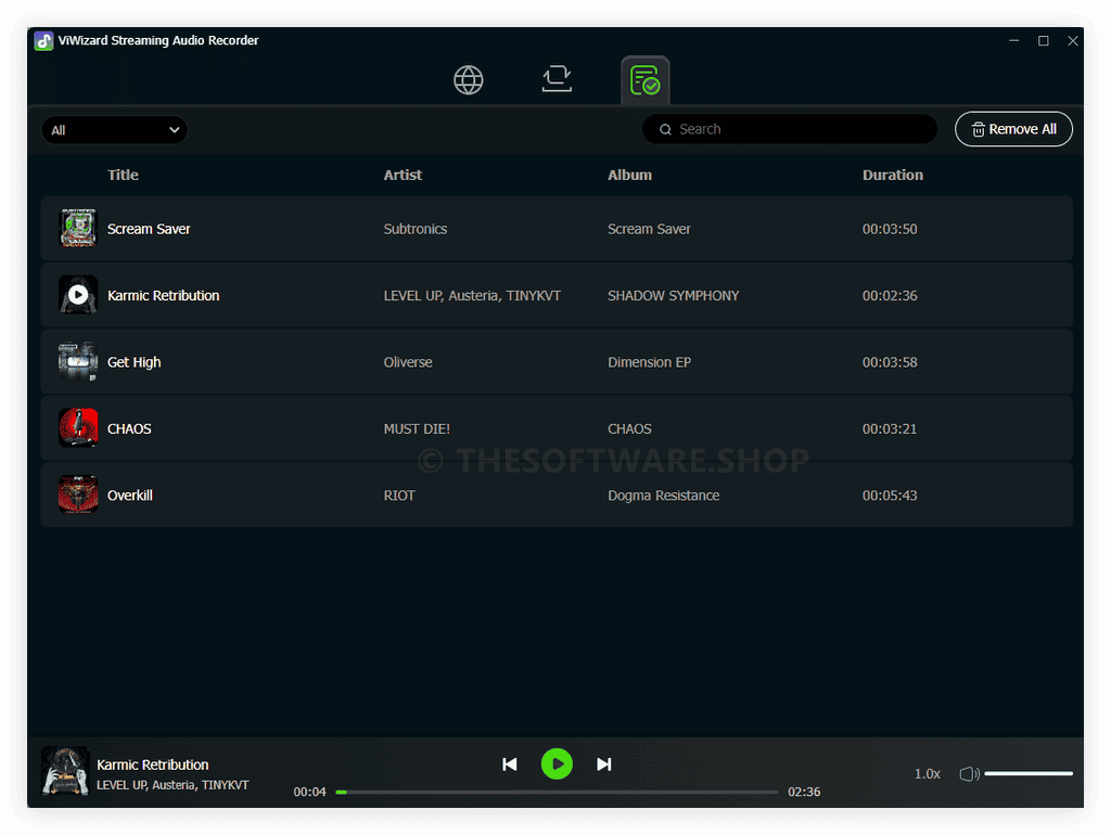 ViWizard Streaming Audio Recorder - Converted