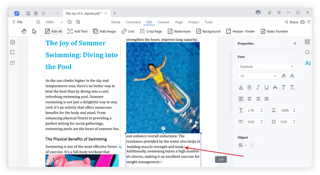 Tenorshare PDNob PDF Editor Screenshot