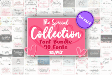 The Special Collection Font Bundle Romie Creative