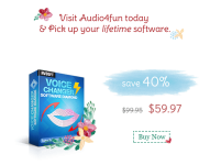 Mother’s Day 2019 Sale – 40% OFF AV Voice Changer Software Diamond, Gold, Basic, Etc.