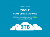 96% Off Coupon on A Lifetime Access to 3TB Zoolz Home Cloud Storage – Dump the Hard Drives & Lock In a Smarter, Reliable Storage Solution